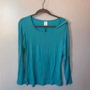 NWT Teal Long Sleeve Women's Top